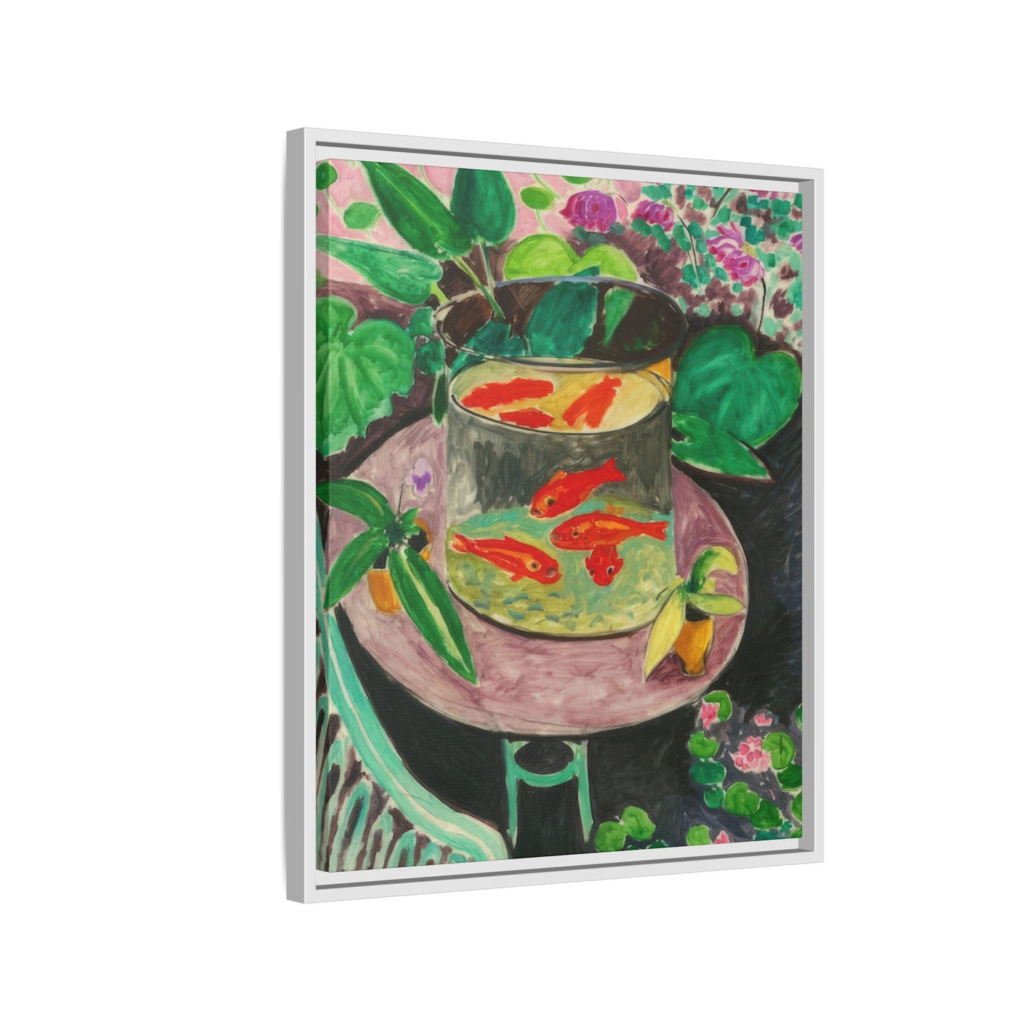 Matisse, Henri - The Goldfish (1912) - Matte Canvas, Framed