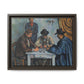 Cézanne, Paul - The Card Players (1892) - Matte Canvas, Framed