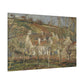Pissarro, Camille - Red Roofs, Corner of a Village in Winter (1877) - Canvas Block, unframed