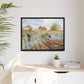 Pissarro, Camille - Hoarfrost (1873) - Matte Canvas, Framed