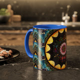 Obsidian Grandmothers Mandala - Colorful Accent Mugs