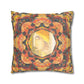 Filiger, Charles - Woman’s Head with Closed Eyes (1893) - Suede Square Pillowcase