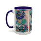 Matisse, Henri - Woman with a Hat (1905) - Colorful Accent Mugs
