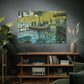 Monet, Claude - La Grenouillere (1869) - Canvas Block, unframed