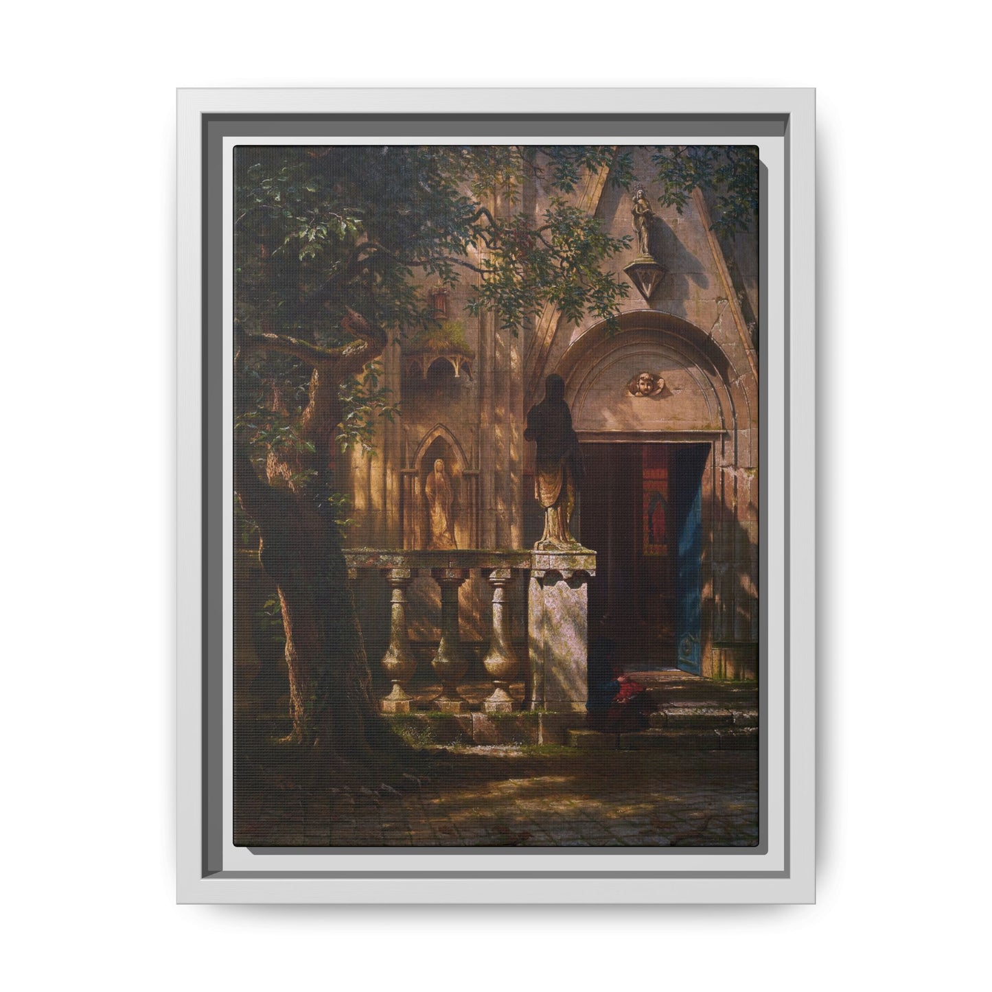Bierstadt, Albert - Sunlight and Shadow  (1854) - Matte Canvas, Framed