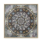 Memento Mori Mandala - Framed Canvas
