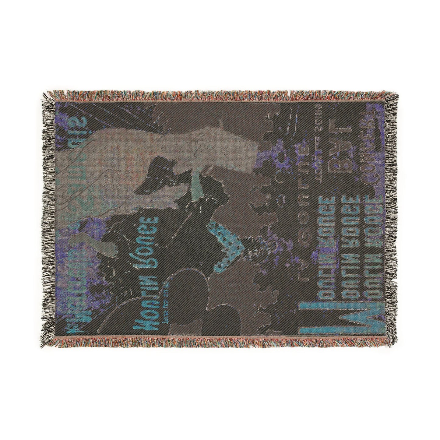 Lautrec, Henri - Moulin Rouge - La Goulue (1891) - Woven Blanket