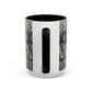 Pacio, Adam - Memento Mori Mandala - Colorful Accent Mugs