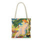 Toulouse-Lautrec, Henri - At the Moulin Rouge (1892) - Tote Bag