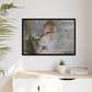 Morisot, Berthe - Woman at Her Toilette (1880) - Matte Canvas, Framed