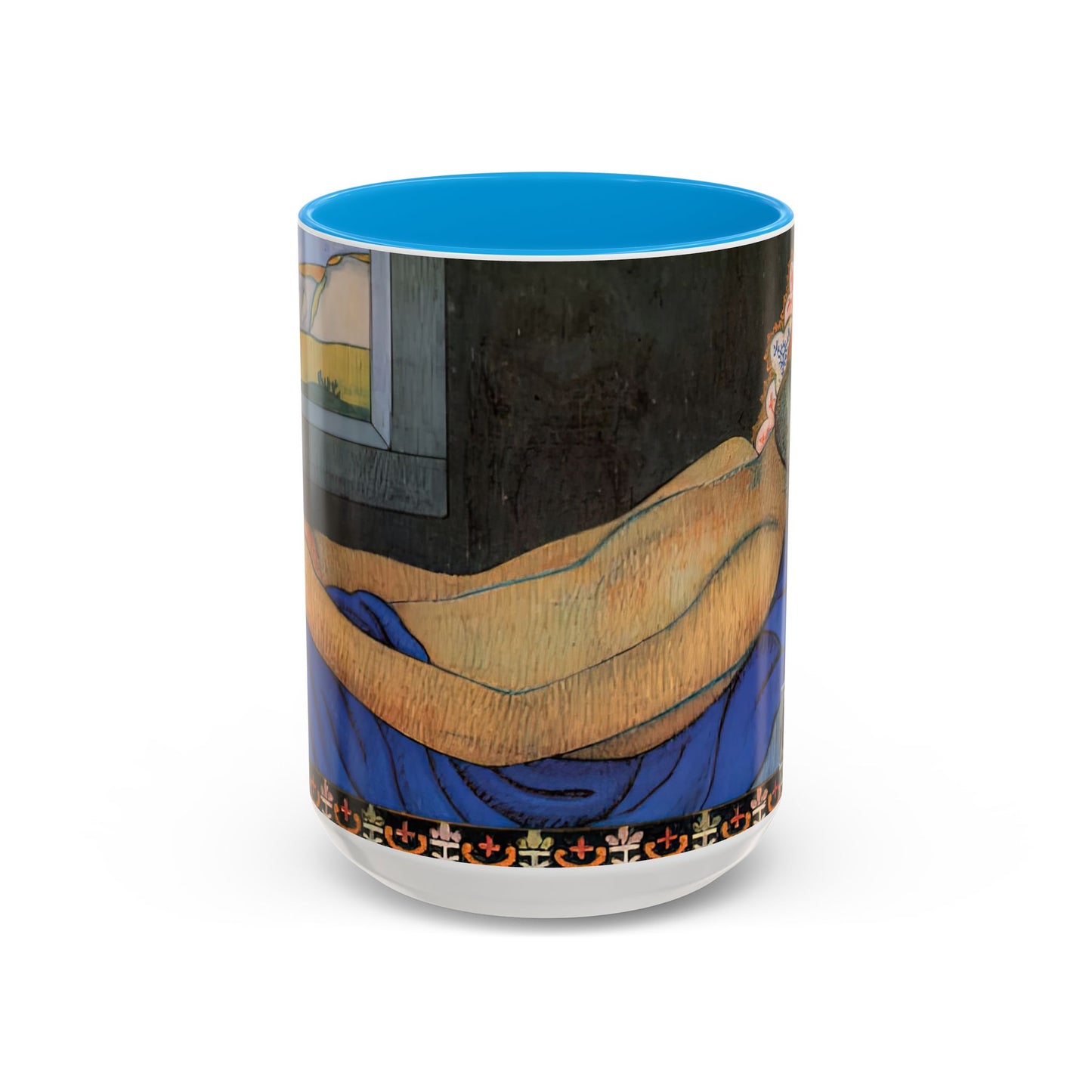 Filiger, Charles - The Recumbent Christ (1895) - Colorful Accent Mugs