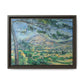 Cézanne, Paul - Mont Sainte-Victoire with Large Pine (1887) - Matte Canvas, Framed