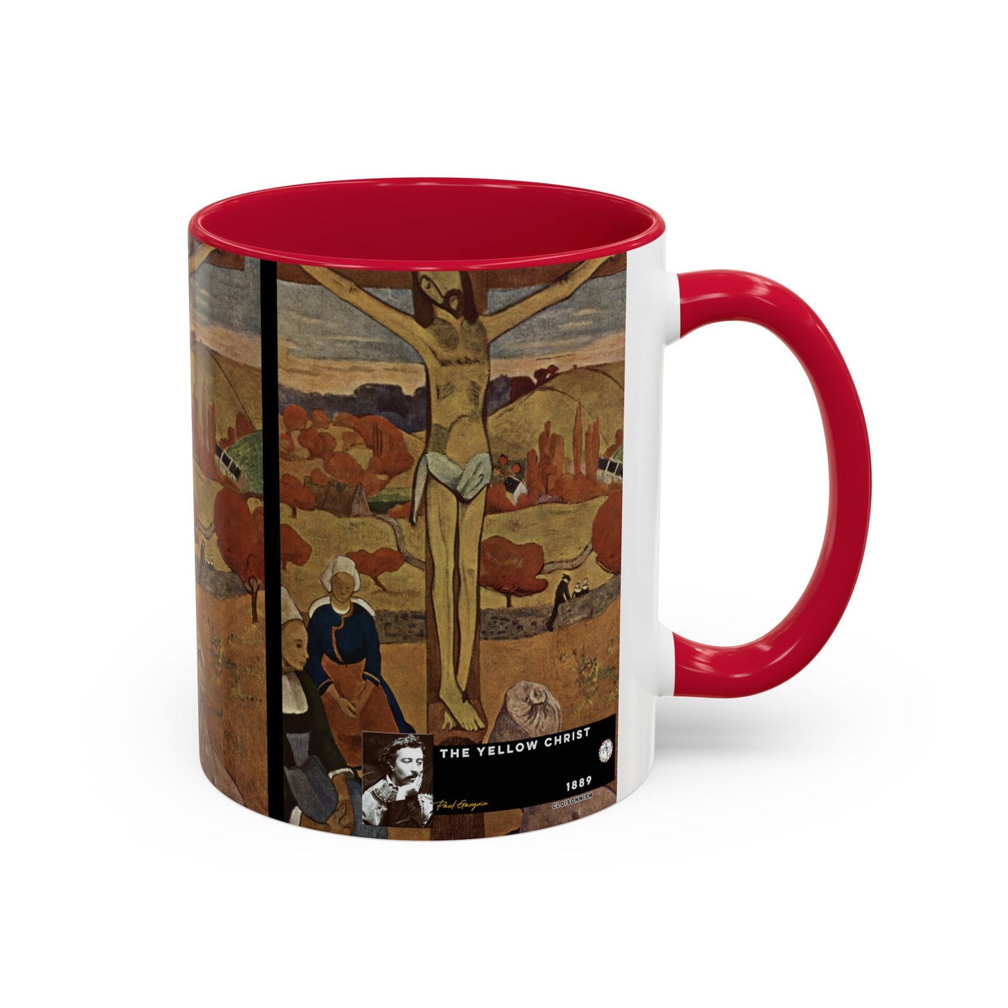 Gauguin, Paul - The Yellow Christ (1889) - Colorful Accent Mugs