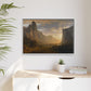 Bierstadt, Albert - Looking Down Yosemite Valley (1865) - Matte Canvas, Framed