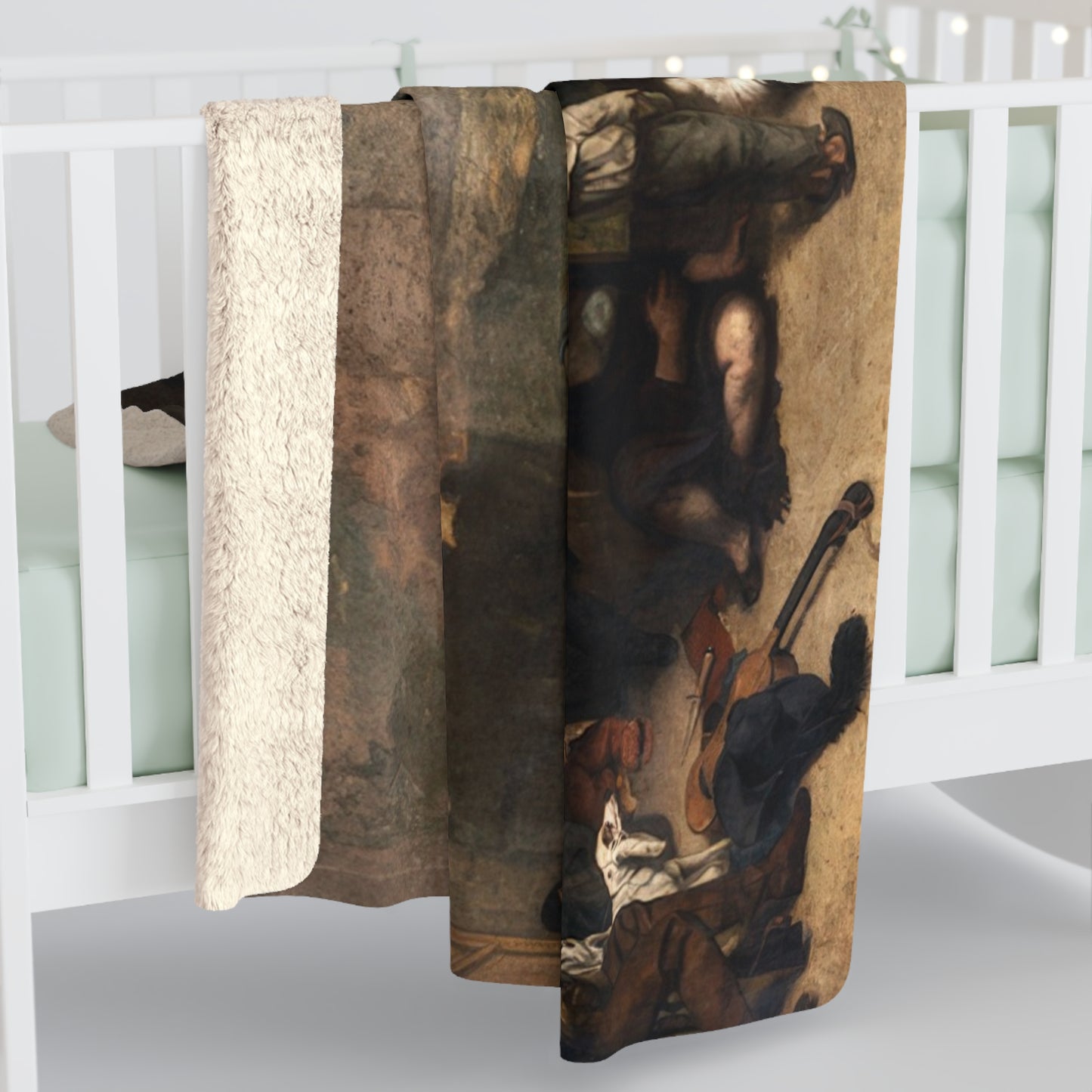 Courbet, Gustave - The Painter’s Studio (1855) - Sherpa Fleece Blanket