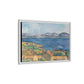 Cézanne, Paul - The Bay of Marseille, Seen from L'Estaque (1885) - Matte Canvas, Framed