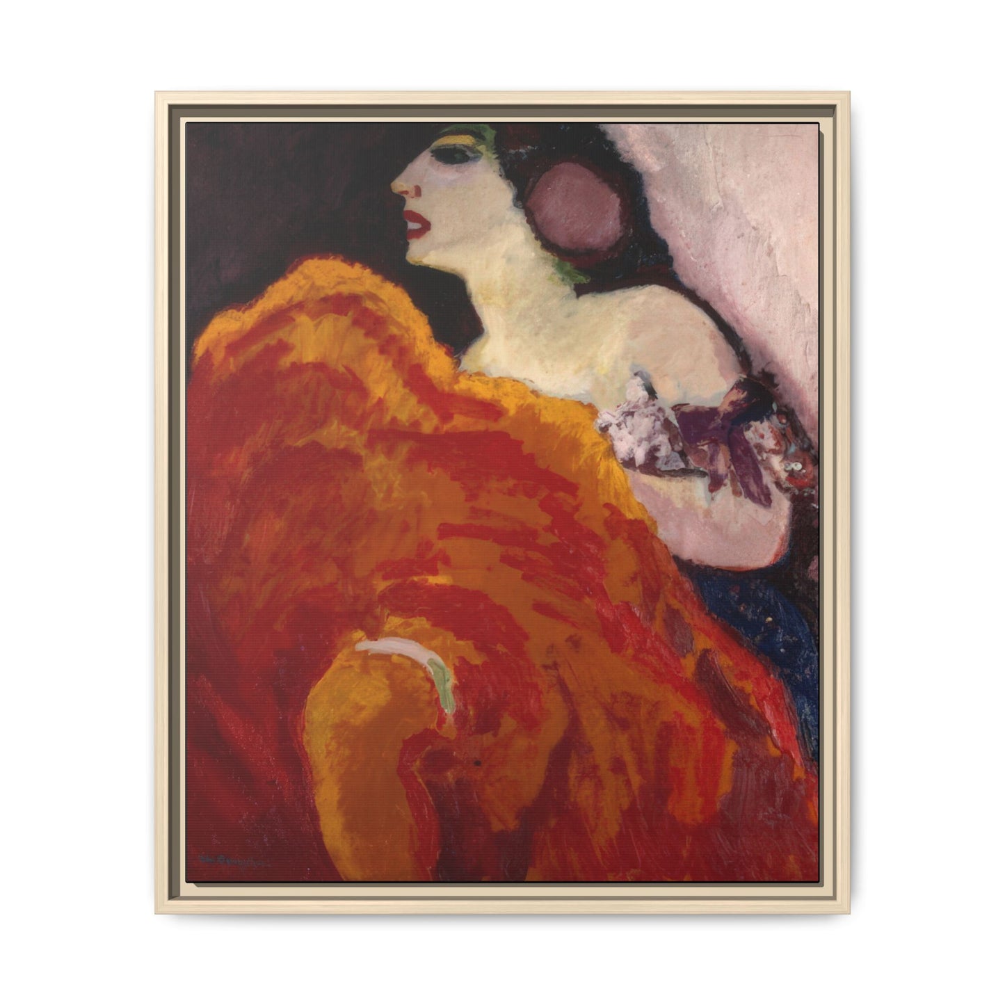 Van Dongen, Kees - The Red Dancer (1907) - Matte Canvas, Framed