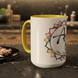 AdamPacio.com - White Logo - Colorful Accent Mugs