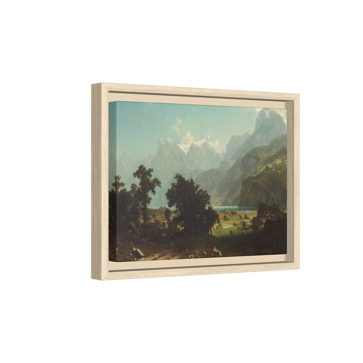 Bierstadt, Albert - Lake Lucerne (1858) - Matte Canvas, Framed