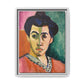Matisse, Henri - The Green Stripe (1905) - Matte Canvas, Framed