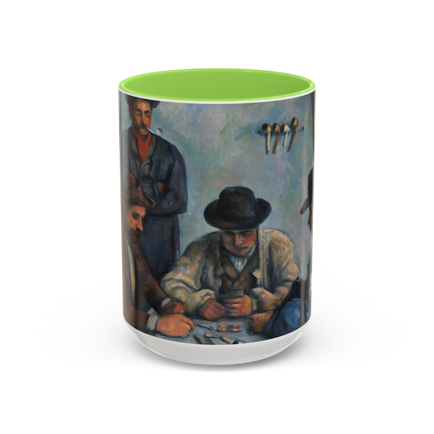 Cézanne, Paul - The Card Players (1892) - Colorful Accent Mugs