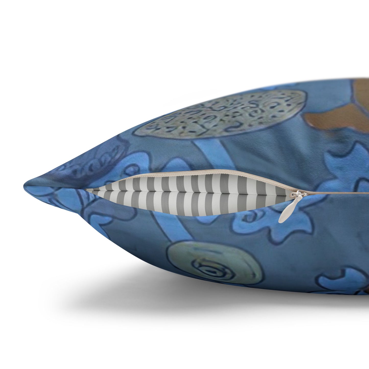 Ranson, Paul - The Blue Bather (1891) - Suede Square Pillowcase