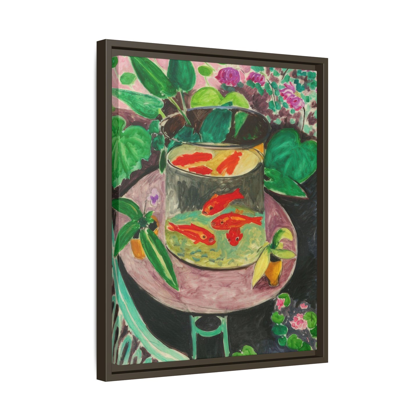 Matisse, Henri - The Goldfish (1912) - Matte Canvas, Framed