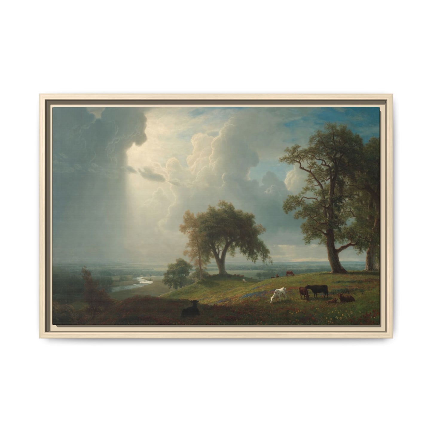 Bierstadt, Albert - California Spring (1875) - Matte Canvas, Framed