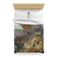 Redon, Odilon - The Cyclops (1914) - Microfiber Duvet Cover