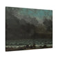 Courbet, Gustave - The Sea (1865) - Canvas Block, unframed
