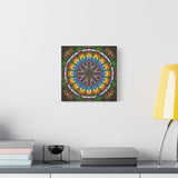 Emerald Arrows Mandala A - Canvas