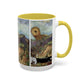 Redon, Odilon - The Cyclops (1914) - Colorful Accent Mugs
