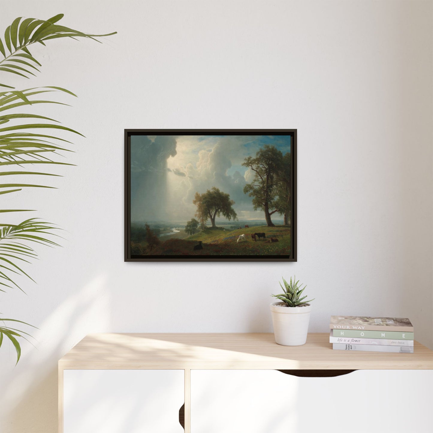 Bierstadt, Albert - California Spring (1875) - Matte Canvas, Framed