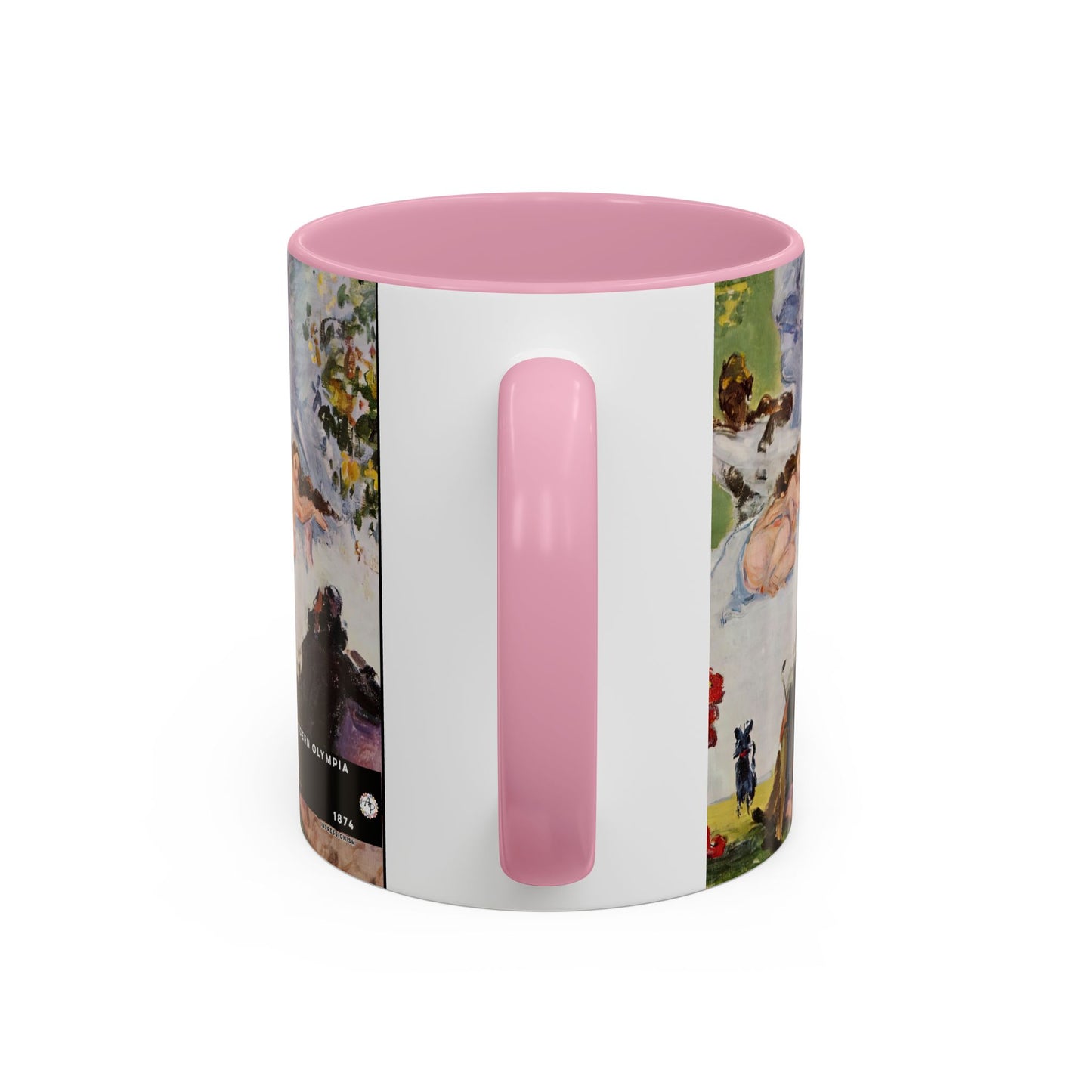Cézanne, Paul - A Modern Olympia (1874) - Colorful Accent Mugs
