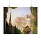 Cole. Thomas - The Architect’s Dream (1840) - Satin Posters