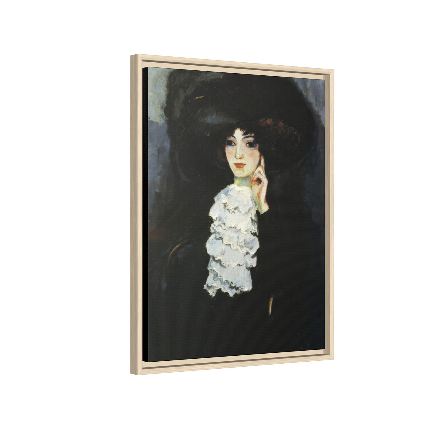 Van Dongen, Kees - Woman with Frill (1905) - Matte Canvas, Framed