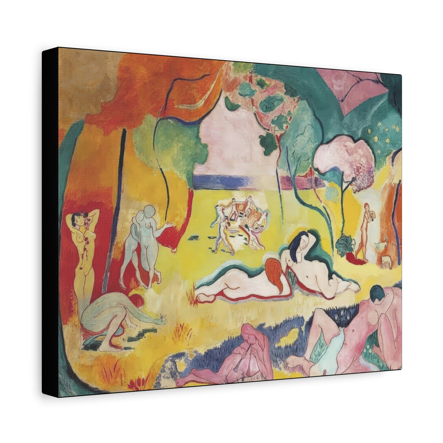 Matisse, Henri - The Joy of Life (1905) - Canvas Block, unframed