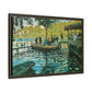 Monet, Claude - La Grenouillere (1869) - Matte Canvas, Framed