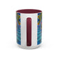 Pacio, Adam - Melek Taus Mandala - Colorful Accent Mugs