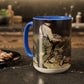 Courbet, Gustave - The Stone Breakers (1850) - Colorful Accent Mugs