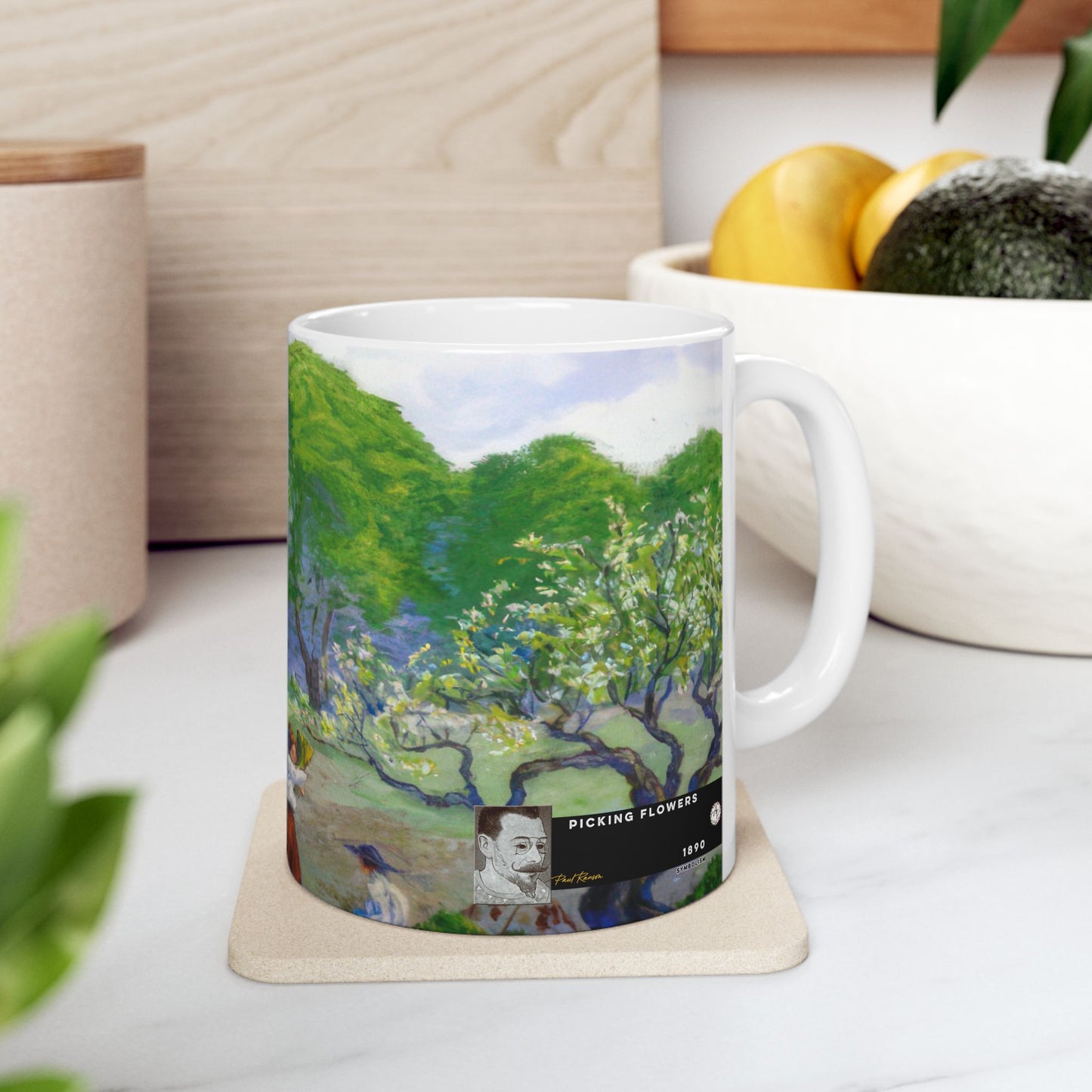 Ranson, Paul - Picking Flowers (1890) - Ceramic Mug