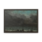 Courbet, Gustave - The Sea (1865) - Matte Canvas, Framed