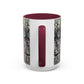 Pacio, Adam - Memento Mori Mandala - Colorful Accent Mugs