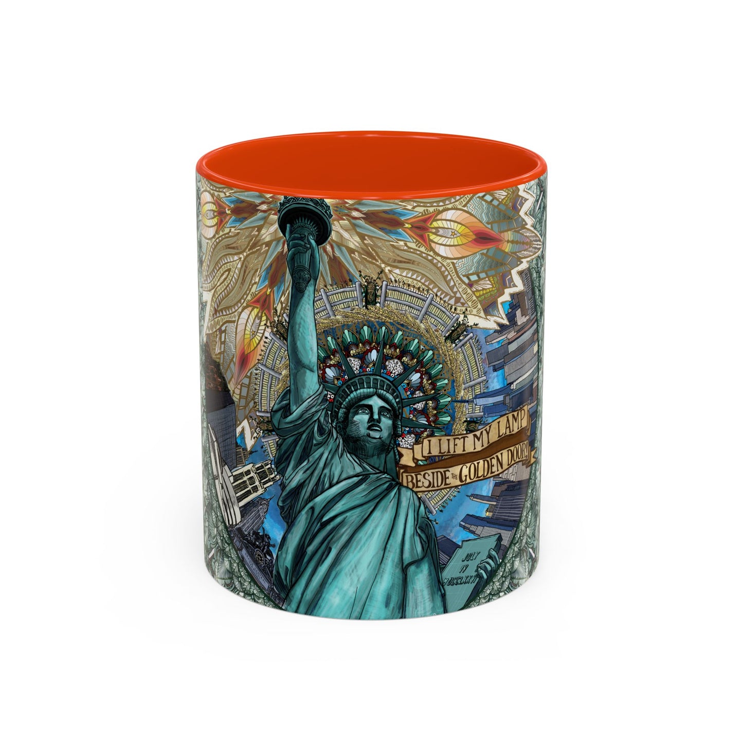 Pacio, Adam - Liberty Mandala - Colorful Accent Mugs