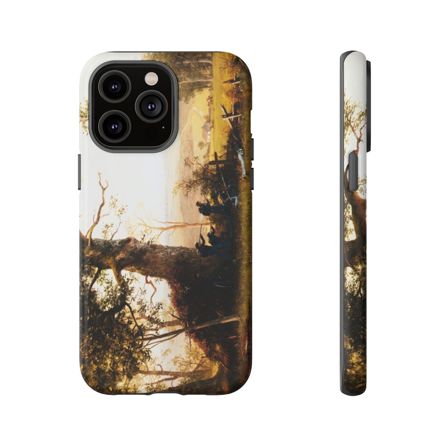 Bierstadt, Albert -  Guerrilla Warfare (1861) - Tough Phone Cases