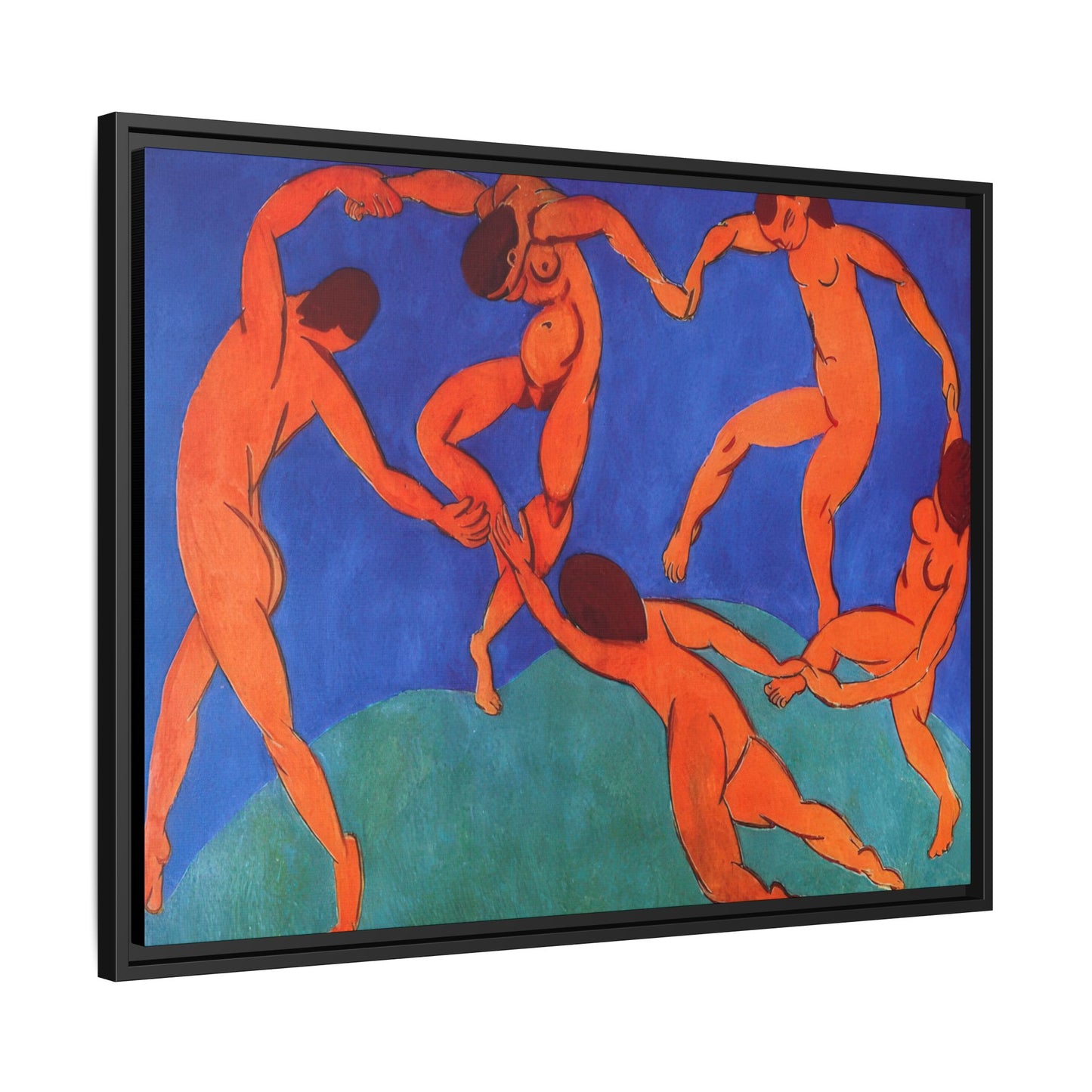 Matisse, Henri - Dance (II) (1910) - Matte Canvas, Framed