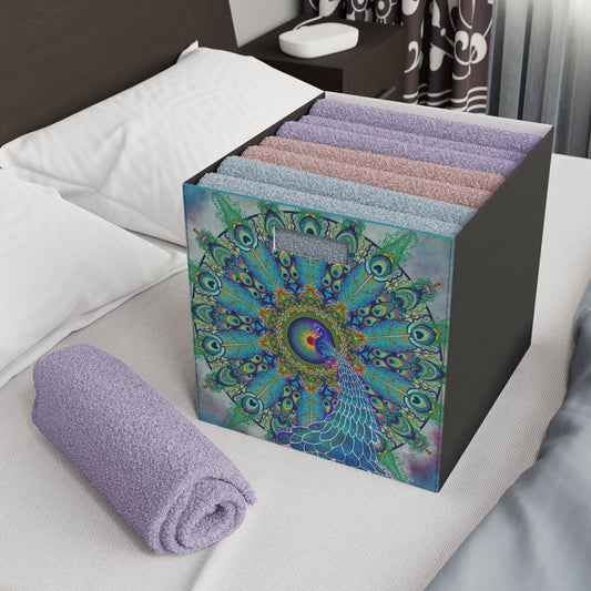 Melek Taus Mandala - Felt Storage Box