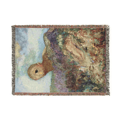 Redon, Odilon - The Cyclops (1914) - Woven Blanket