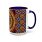 Pacio, Adam - Solar Disc Mandala - Colorful Accent Mugs