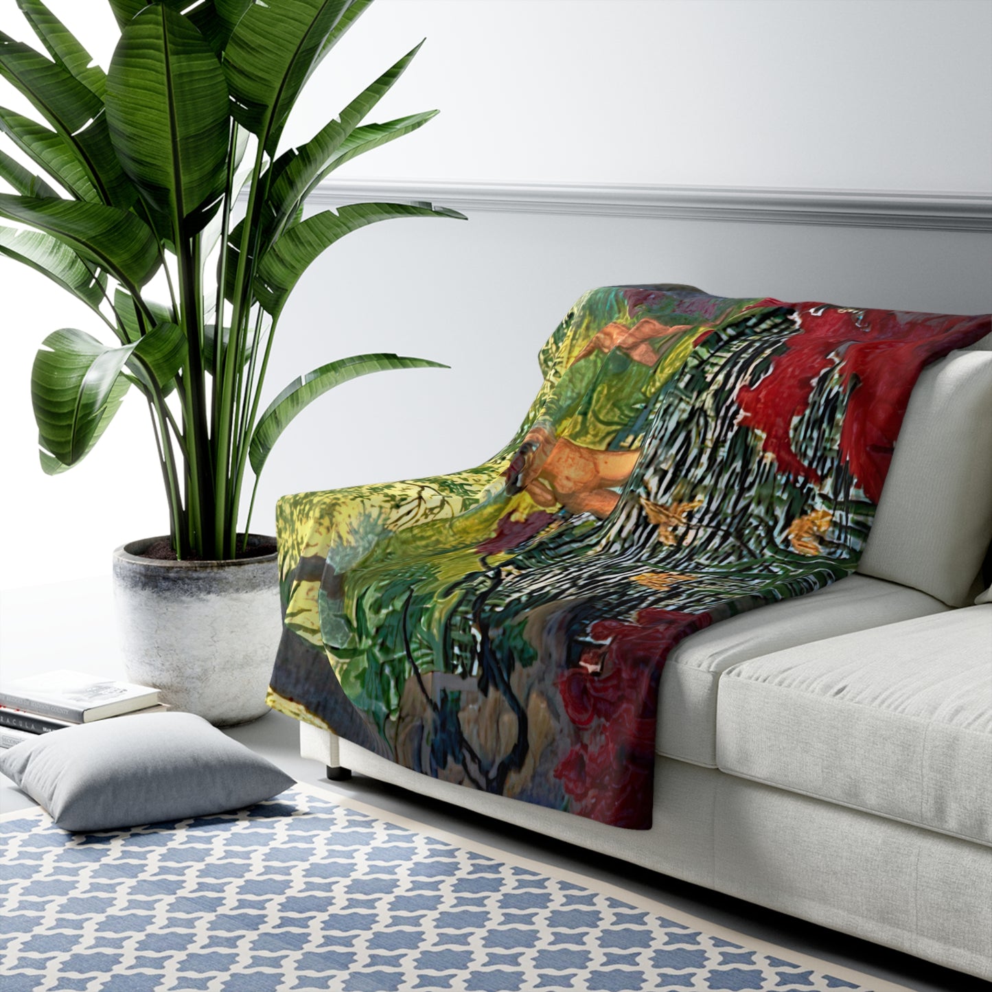Ranson, Paul - The Lotus Bather (1906) - Sherpa Fleece Blanket